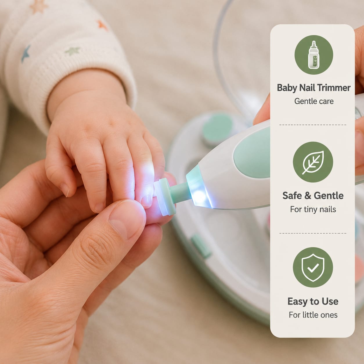 4-in-1 Baby Essentials Combo – Safety, Hygiene & Fun in One